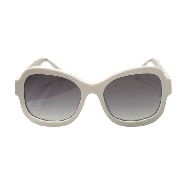 Square Sunglasses with Chain