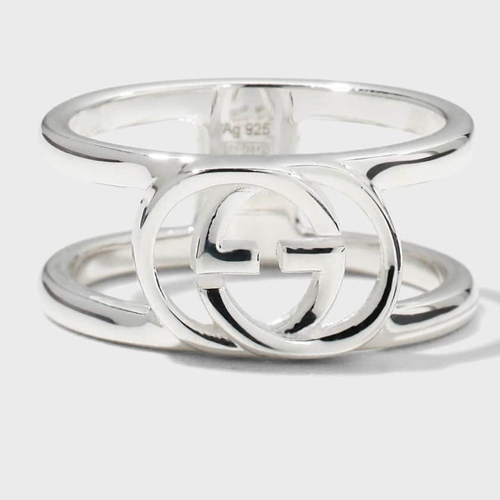 Interlocking G 9mm Ring - Size 3.5