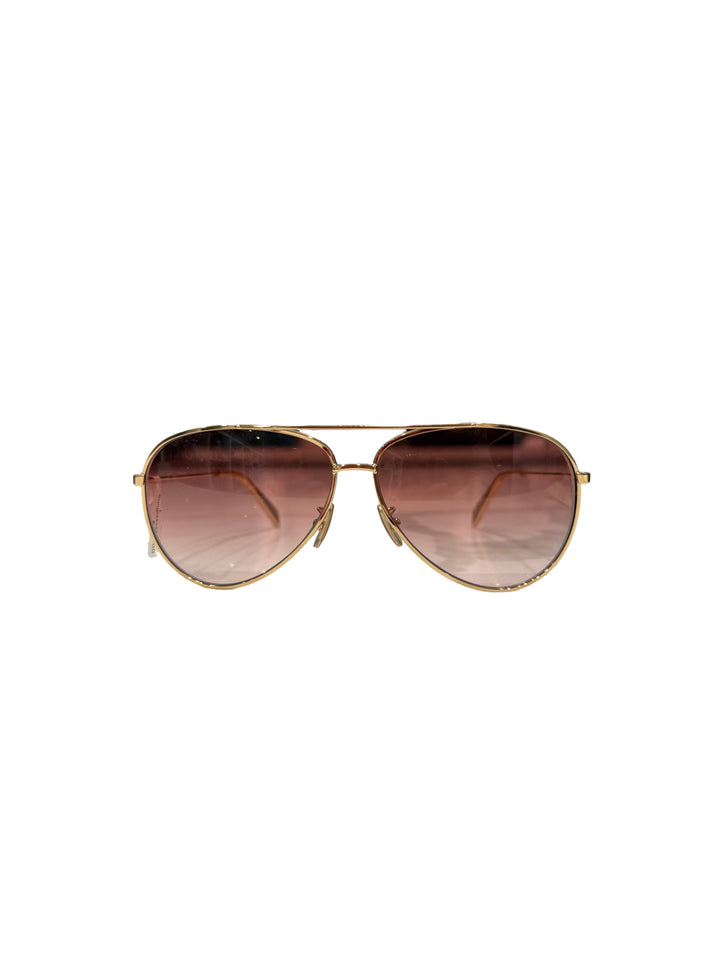 Gold Aviator Sunglasses