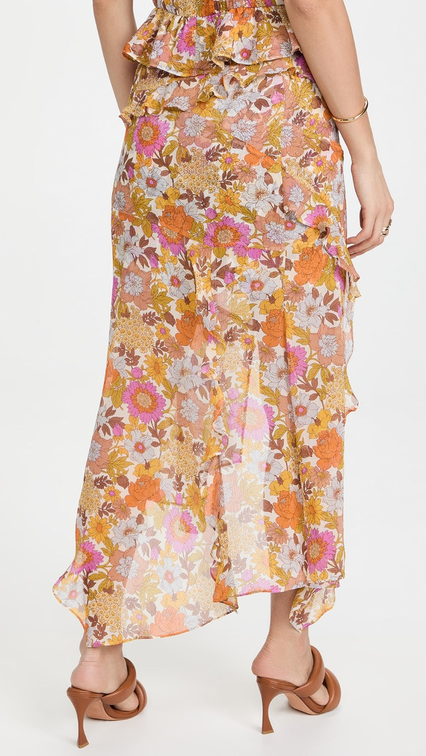 Eleonora Floral Midi Skirt | Size 2