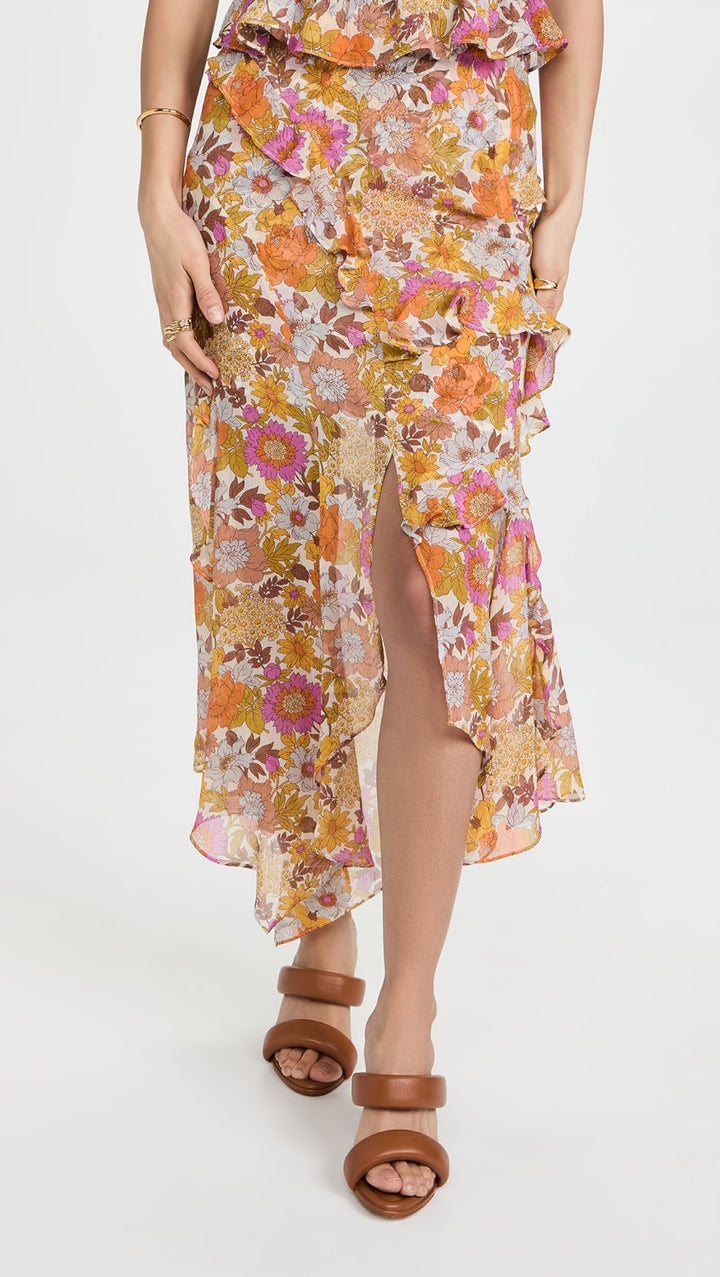 Eleonora Floral Midi Skirt | Size 2