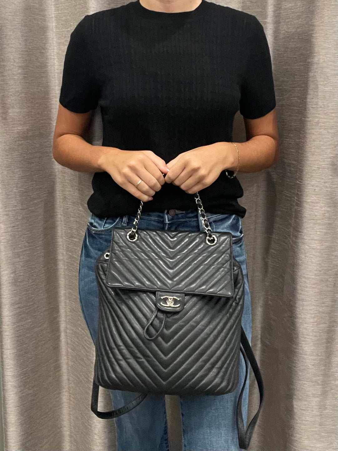 Urban Spirit Quilted Lambskin Backpack