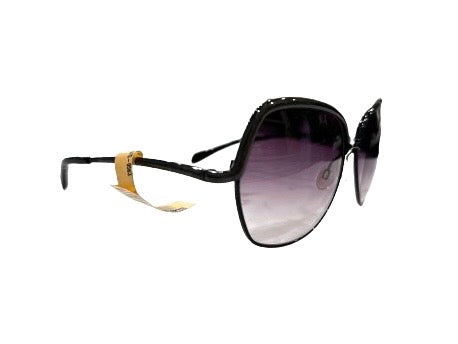 Sacha Black Metal Frame Sunglasses