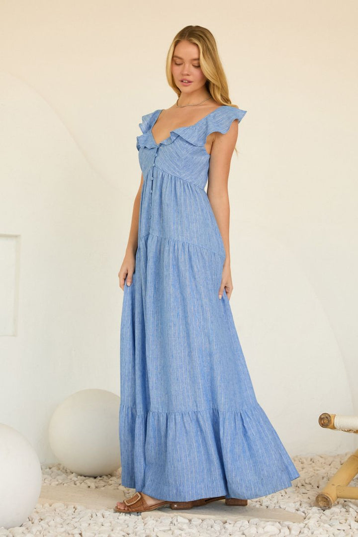 Striped Maxi Dress