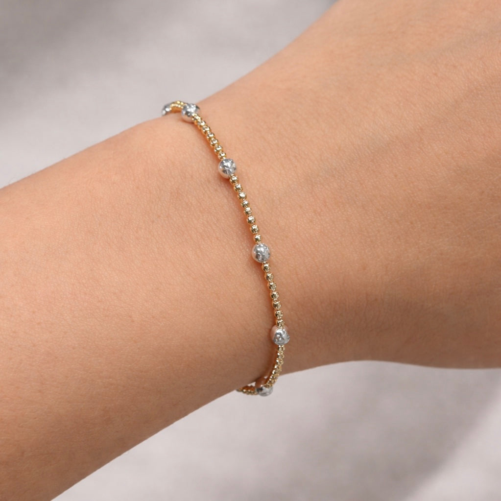 Bara Boheme ELEA 2 Tone Beaded Bracelet