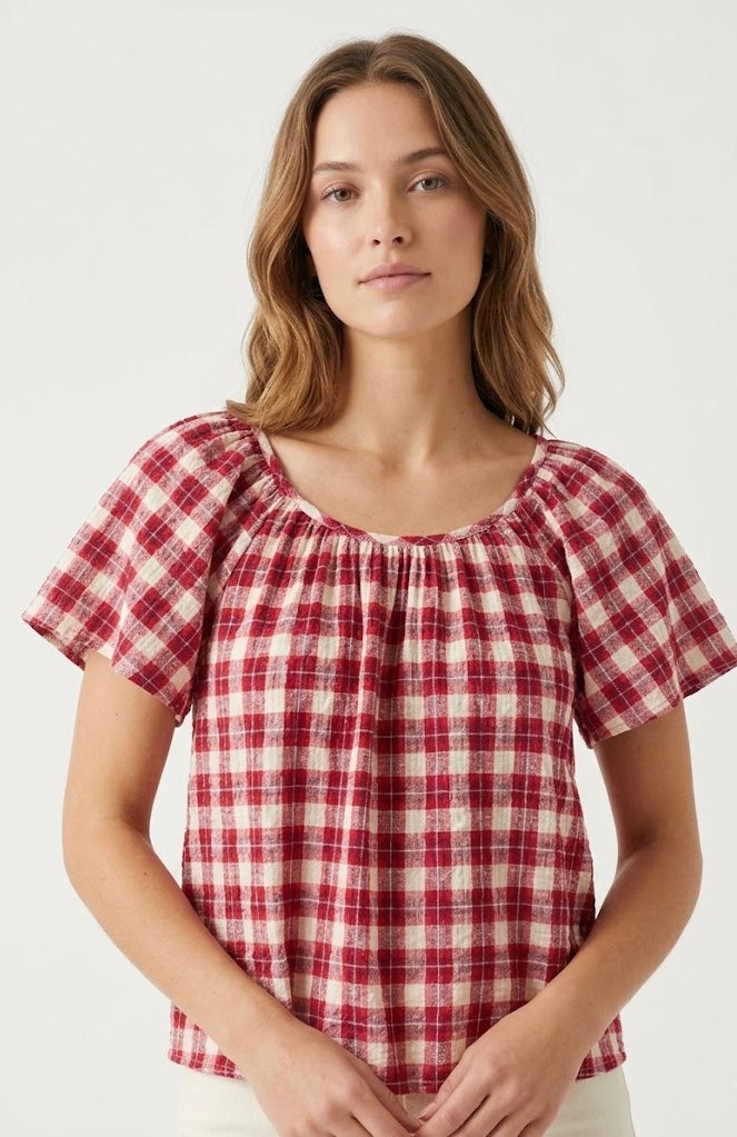 Plaid Blouse | Size 2