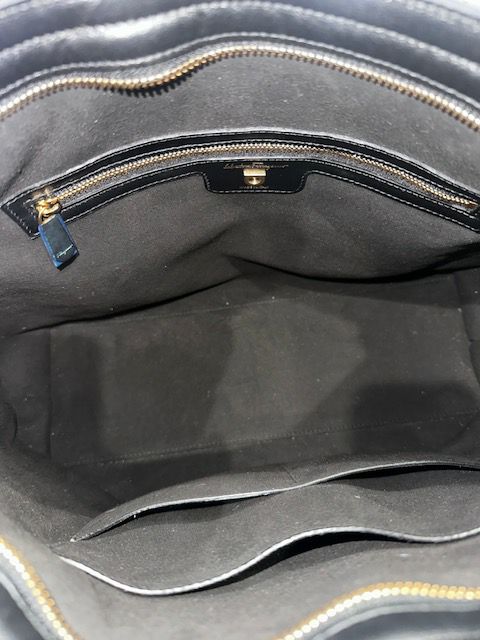 Gancini Quilted Leather Tote