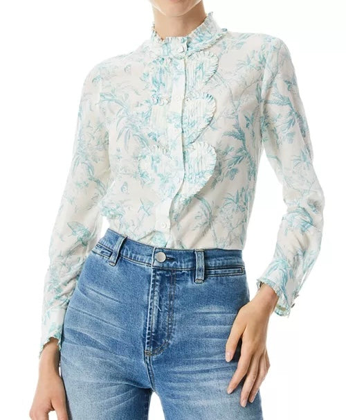 Kurt Ruffled Blouse | Small | New with Tags