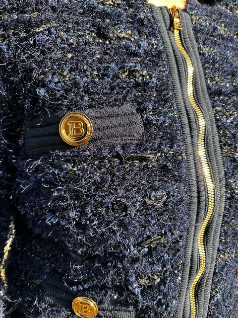 Tweed Zip Jacket | Size 42